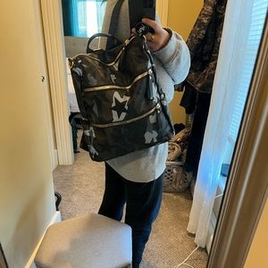 Nylon camo back pack